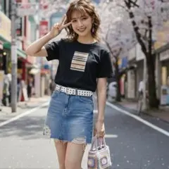 希少✨バーバリーロンドン クマ ベアプリント Tシャツ ブラック チェック柄