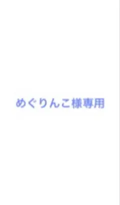 めぐりんこ様専用