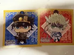 ジョジョワールド 空条承太郎 シーザー ミニキャラ 2枚セット