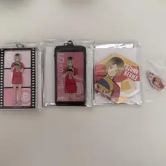 ハイキュー!! 孤爪研磨 アクリルキーホルダー 缶バッジ