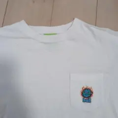 HUF ホワイト Tシャツ Mサイズ ポケット付き 半袖