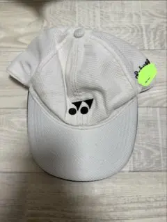 YONEX キャップ ホワイト ブラック - メルカリ