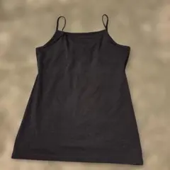 AIRism ブラック キャミソール 140 UNIQLO