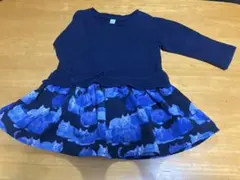 Design Tshirts Store graniph 猫柄ワンピース 90