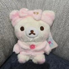 希少 コリラックマ キャット ぬいぐるみ ピンク リラックマクマ フード