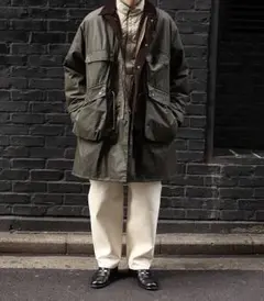 Barbour × KAPTAIN SUNSHINEトラベラーコート　サイズ40 KAPTAIN SUNSHINE Barbour traveler coat