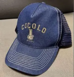 cocolo bland キャップ　デニム　インディゴ　メッシュ　トラッカーのサムネイル