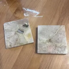 Anthropologie 大理石 コースター 2個セット