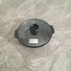 極美品✨MFG 遠赤外線焼物プレート 32cm 強化硝子蓋付 ラジエント