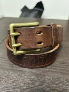 【希少ヴィンテージ】ヒステリックグラマー　メタルワイドバックル　レザーベルト 希少ヴィンテージ】ヒステリックグラマー メタルワイドバックル レザー