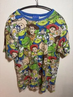 東京ディズニーリゾート トイ・ストーリー 総柄Tシャツ M