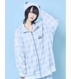 Hauls はうるず 新！柄 ネ申おジャージ参上！ギンガムチェック ブルー