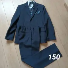 ◇H&M◇キッズスーツブラック◇卒業式 フォーマル 3点セット◇150 