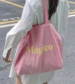 SHEIN　Mágico ピンク トートバッグ 大きめのサムネイル