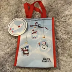 See's Candies クリスマス トートバッグミニ