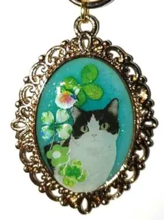 猫ちゃん☘キーホルダー
