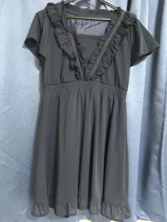 LODISPOTTO フリル付き ワンピース　Mサイズ