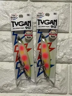 黒桜 タイガン90 TYGAN90 ボーン フィッシュマグネット 4個セット