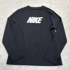 Nike DRI-FIT ブラック長袖カットソー M