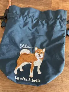 柴犬 ショルダーバッグ 巾着