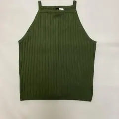 H&M リブニット カーキのサムネイル