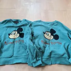 専用　MARKYS ミッキーマウス トレーナー 130　双子　2枚セット