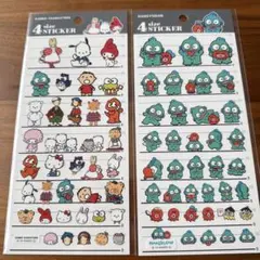 4サイズステッカー　サンリオキャラクター　ハンギョドン　②枚セット
