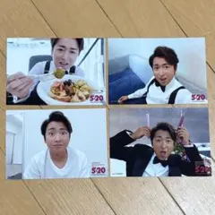 嵐 5×20 ライブグッズ 大野智 フォトカード 4枚セット