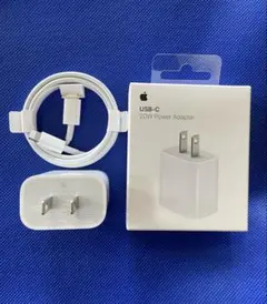 Apple iPhone 純正急速充電器20WとUSB-C ライトニングケーブル