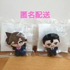 名探偵コナン セガラッキーくじ 執事喫茶 毛利小五郎 毛利蘭 マスコット セット