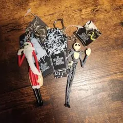 ナイトメアー・ビフォア・クリスマス キーホルダー 2点セット