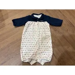 ロンパース 70cm ネイビー アイボリー
