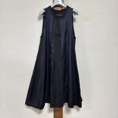 No.7 大島紬　リメイクベストドレス　手縫い