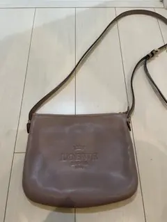 LOEWE ロエベ ヴィンテージ ナッパレザー ショルダーバッグ グレージュ