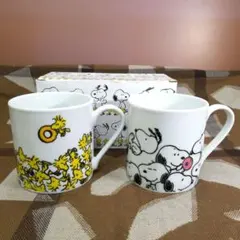 MN-2089-151☆ミスド スヌーピー マグカップ2個セット