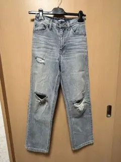 デニムパンツ ダメージジーンズ ジーンズ デニム