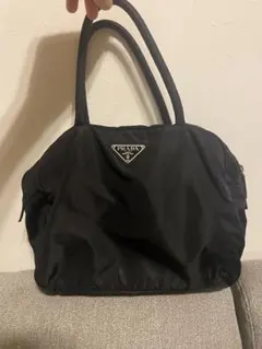 PRADA ブラック ナイロン ハンドバッグ ミニボストンバッグ BR2394