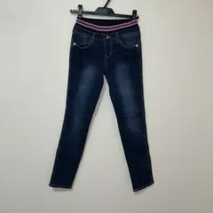 ダークブルースキニーパンツ 150cm