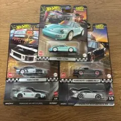 ホットウィール プレミアム ポルシェ5台セットのサムネイル