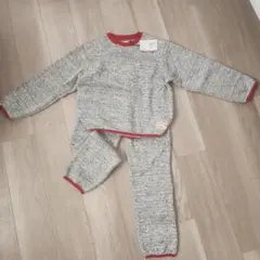 マーキーズ　裏起毛　ニットスウェット　セットアップ