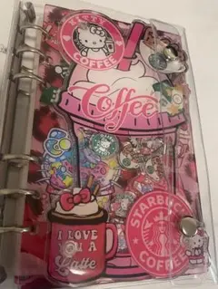 【限定1点】シャカシャカノート　ハローキティ　スタバ　ヒョウ柄　ギャルキティ