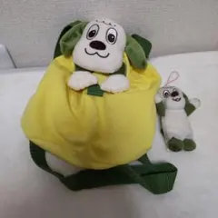 いないいないばあ　ベビーリュック　巾着型　ミニぬいぐるみ