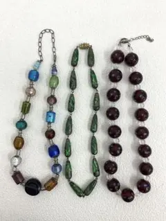 50.308【ネックレス　3本セット】ヴィンテージ　アンティーク