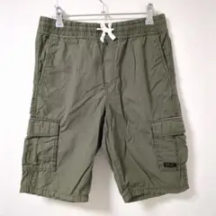 H&M カーゴ ハーフパンツ カーキ 160cm