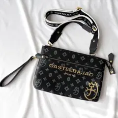 超美品・限定色 カステルバジャック サシャ 2way ショルダーバッグ クラッチ