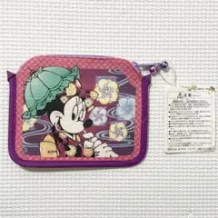 タグ付き★ディズニーシー　ミニーマウス　はいからミニー　和柄　パスケース　ポーチ