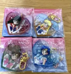 セーラームーン ハートラメ アクリルキーホルダー 4種　ローソン