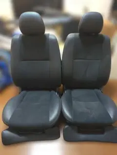 ハイエースダークプライム 4型ワイド フロントシート 2脚セット レール 