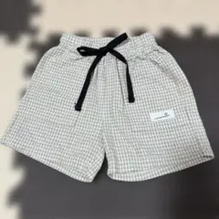 kokokids チェック柄ハーフパンツ Sサイズ おまけ付きのサムネイル