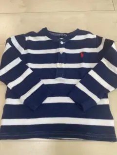 Ralph Lauren ストライプ　ロングTシャツ　24M